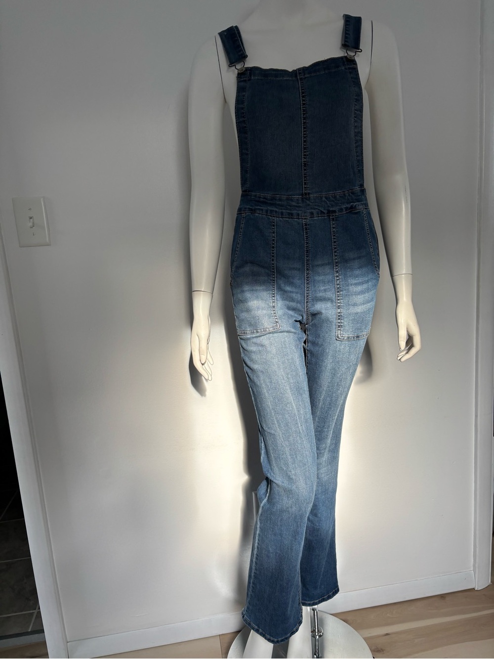 Wallflower Blue Denim Overalls